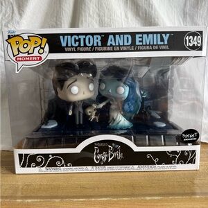 Funko Pop! Moments Victor and Emily Corpse Bride Spirit Exclusive Set